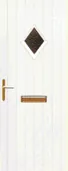 White with Window, Composite Doors in Thornton Heath, Surrey